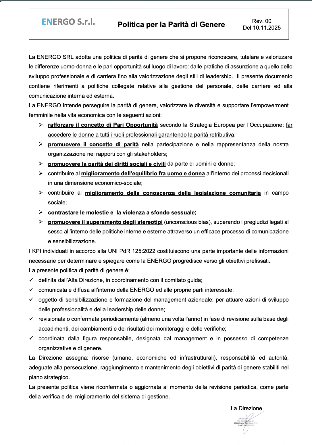 parita di genere
